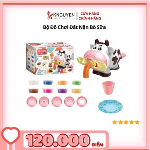  Bộ Đồ Chơi Đất Nặn Bò Sữa Cho Bé 