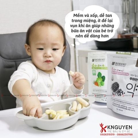  Bánh Gạo ngắn Bobsnu (10g) - 6m+ 