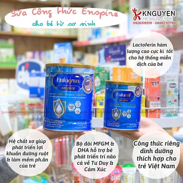  Sữa Enfamil Enspire 350g (Hàng Nhập Khẩu) 