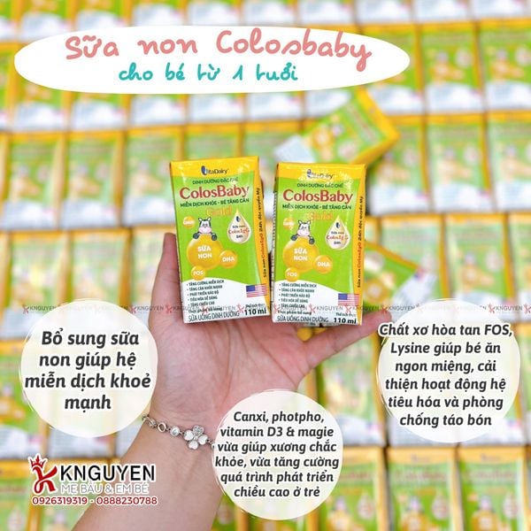  Sữa bột pha sẵn Colosbaby Gold 110ml 