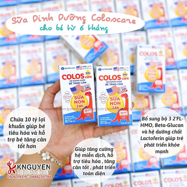  sữa công thức pha sẵn Nutricare ColosCare (110ml)- Sữa non tăng cường miễn dịch 
