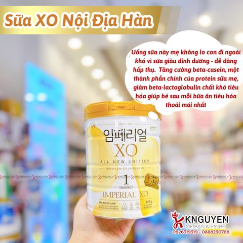  Sữa XO Hàn Quốc lon 800g 