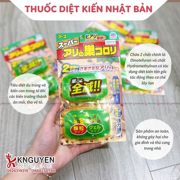  Thuốc diệt kiến Earth Super Arinos Nhật Bản 