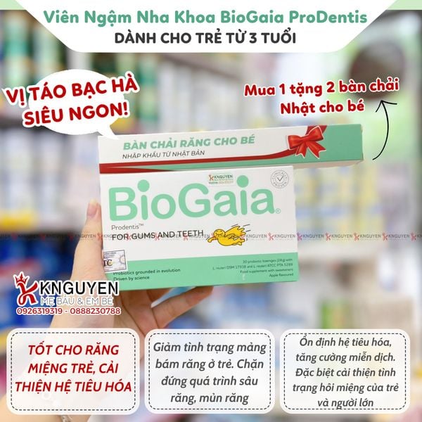  Viên ngậm men vi sinh Nha Khoa BioGaia ProDentis 