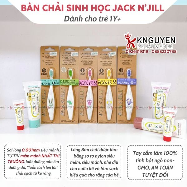  Bàn chải đánh răng sinh học Jack N' Jill KOALA 