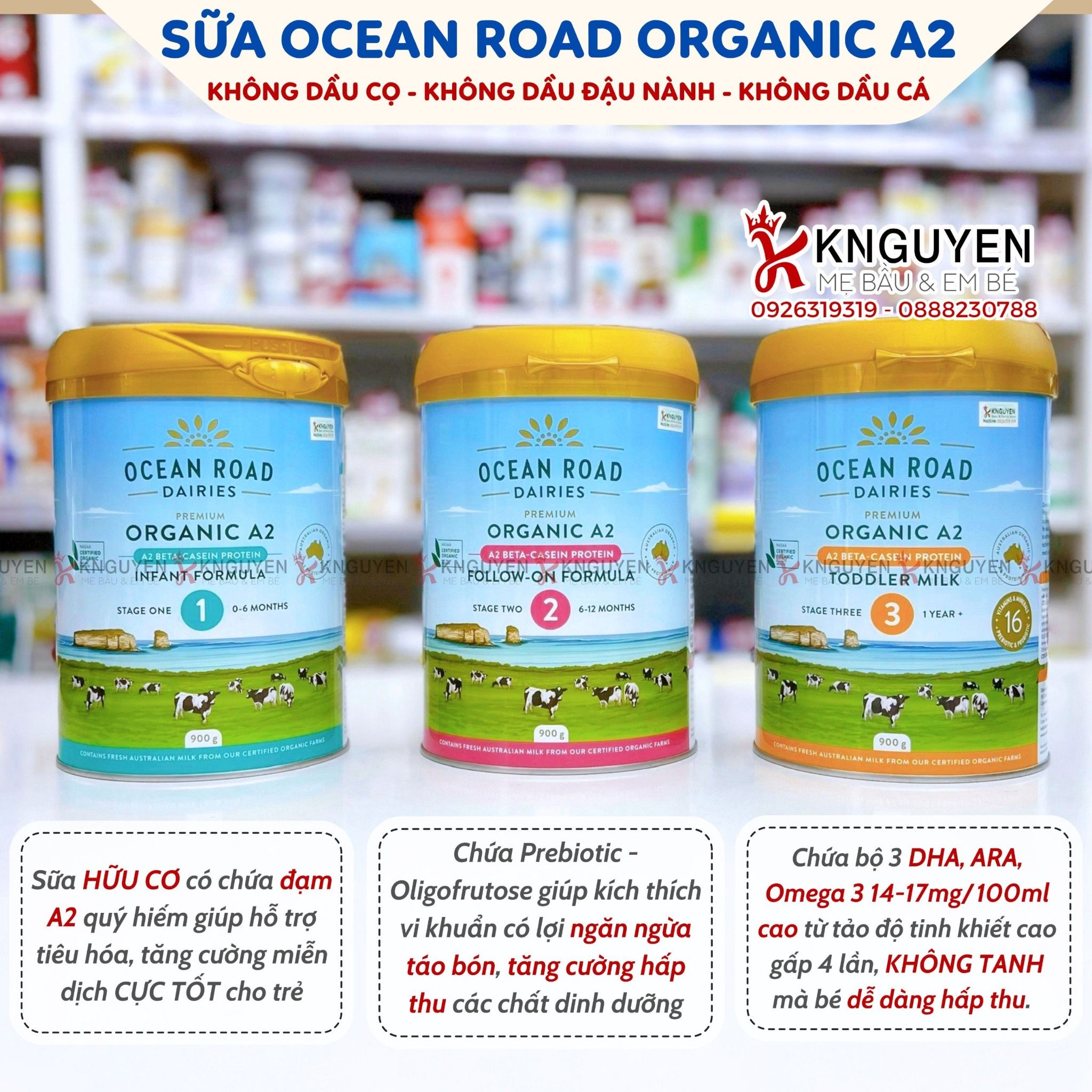 Sữa Ocean Road Dairies Infant Organic A2 (900g) – knguyenstore