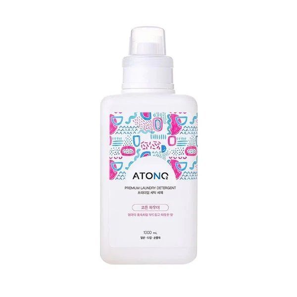  Nước giặt thuần chay cao cấp Atono2 hương cotton powder cho bé từ 0M+ 1000ml 