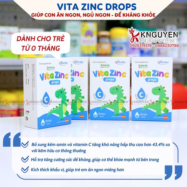  KẼM NHỎ GIỌT - VITA ZINC 