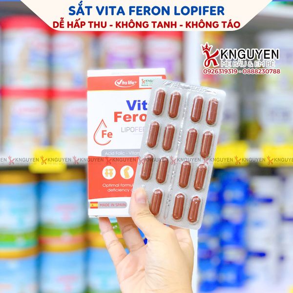 Viên uống bổ sung sắt VITA FERON 