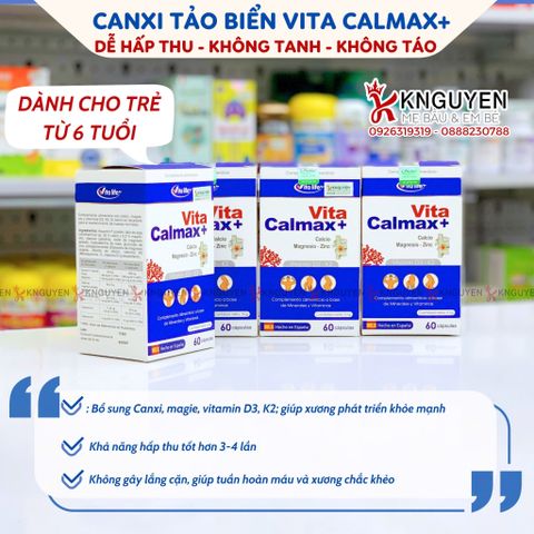  Canxi hữu cơ tảo biển Vita Calmax+ 