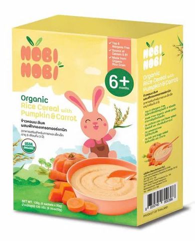  Bột gạo ăn dặm hữu cơ Nobi 120g (Từ 6 tháng tuổi) 