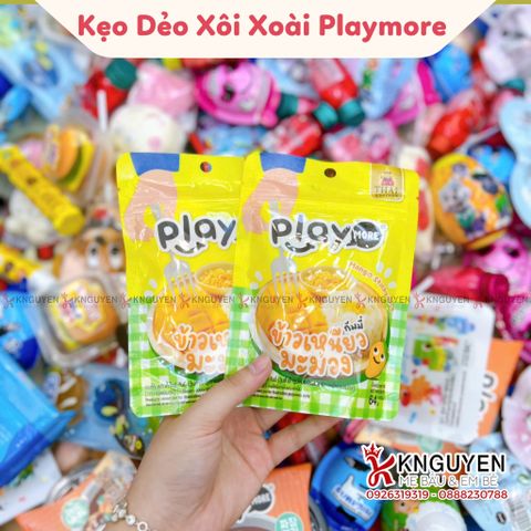  Kẹo dẻo xôi xoài Playmore 64g 