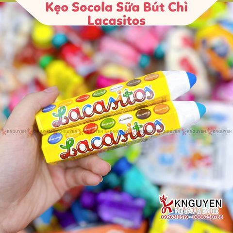  Kẹo Socola Sữa Bút Chì Màu Lacasitos (20g) 