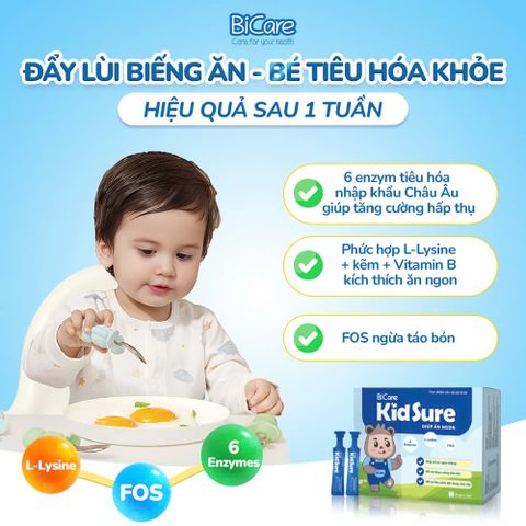  Siro ăn ngon KIDSURE - Hộp 20 gói 