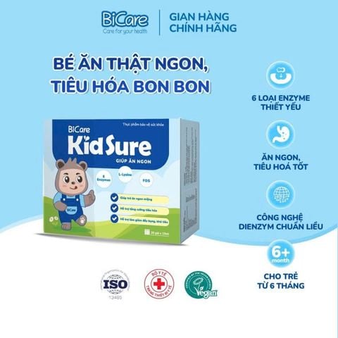  Siro ăn ngon KIDSURE - Hộp 20 gói 