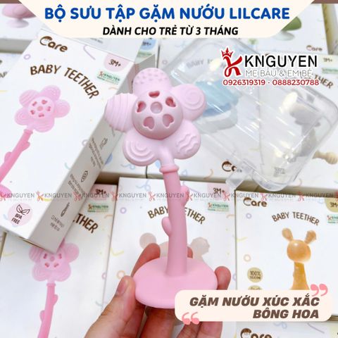  Gặm nướu xúc xắc bông hoa Lilcare (3M+) 