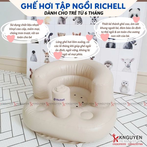  Ghế Hơi Tập Ngồi Richell 