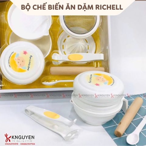  Bộ Chế Biến Thức Ăn Dặm Kiểu Nhật Richell 