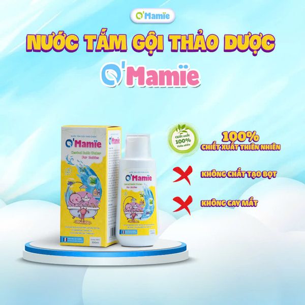  Nước Tắm Thảo Dược O'mamie 200ml 