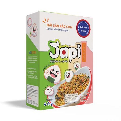  Rắc cơm trẻ em JAPIFOODS Hộp 4 vị 