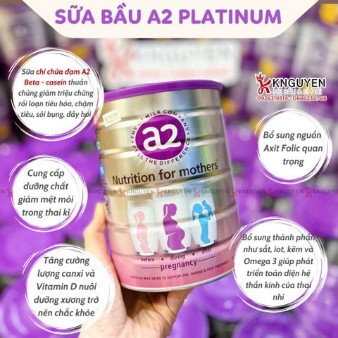  Sữa bầu A2 Pregnancy Úc 900g 