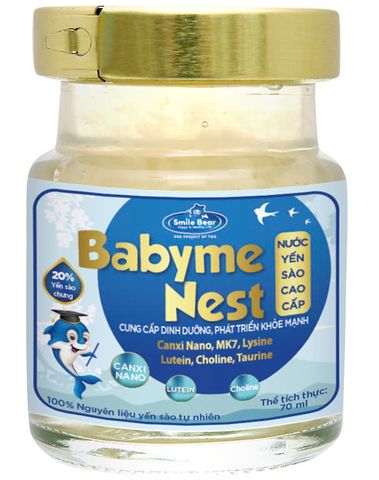  Nước Yến Sào Cao Cấp BaByme Nest -  (1Y+) 