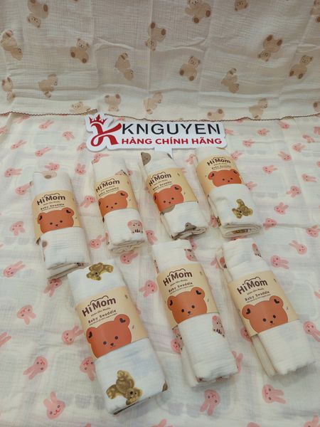  Khăn Cuộn Muslin Himom 