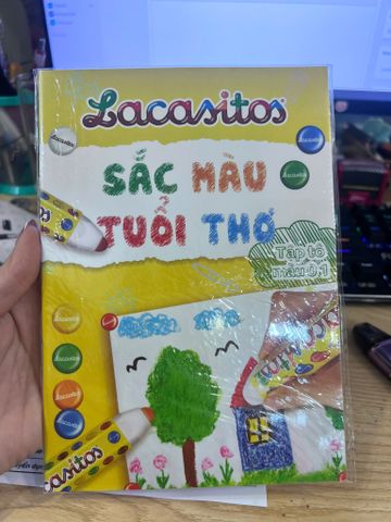  (TP) Tập tô Sắc màu tuổi thơ Lacasitos 
