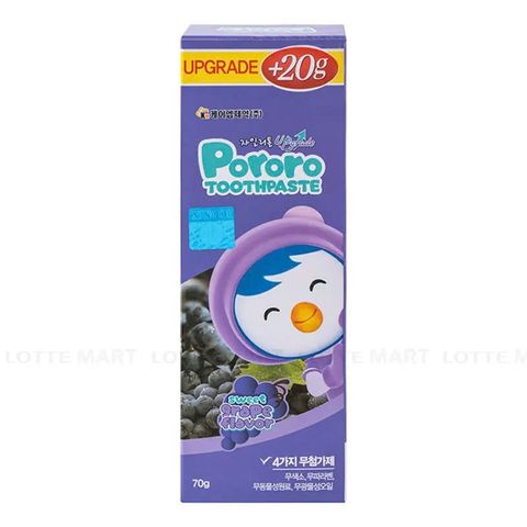  Kem Đánh Răng Trẻ Em Pororo Tuýp 70g 