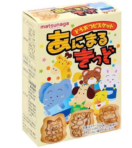  Bánh Quy Ăn Dặm Hình Thú Matsunaga 25g 