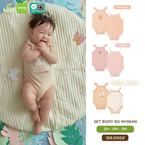  Set Body Bé gái Lullaby (NH364N) 