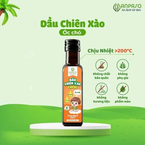  Dầu chiên xào cho bé ăn dặm Anpaso - 100ml 