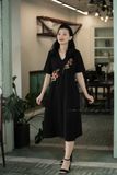  Đầm Emmy đen thêu tay Phượng Điệp 