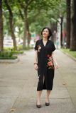  Đầm Yuna kimono thêu thủ công Hồng Florentina 