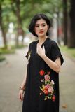  Đầm Yuna kimono thêu thủ công Hồng Florentina 