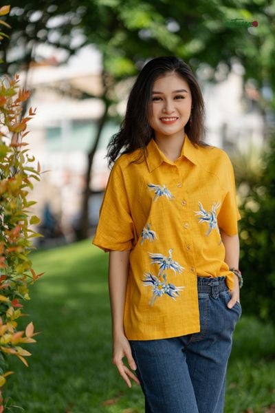  Quần Jeans thun Đậm suông lưng thun 