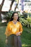  Áo lụa tim vàng cháy ImFree 