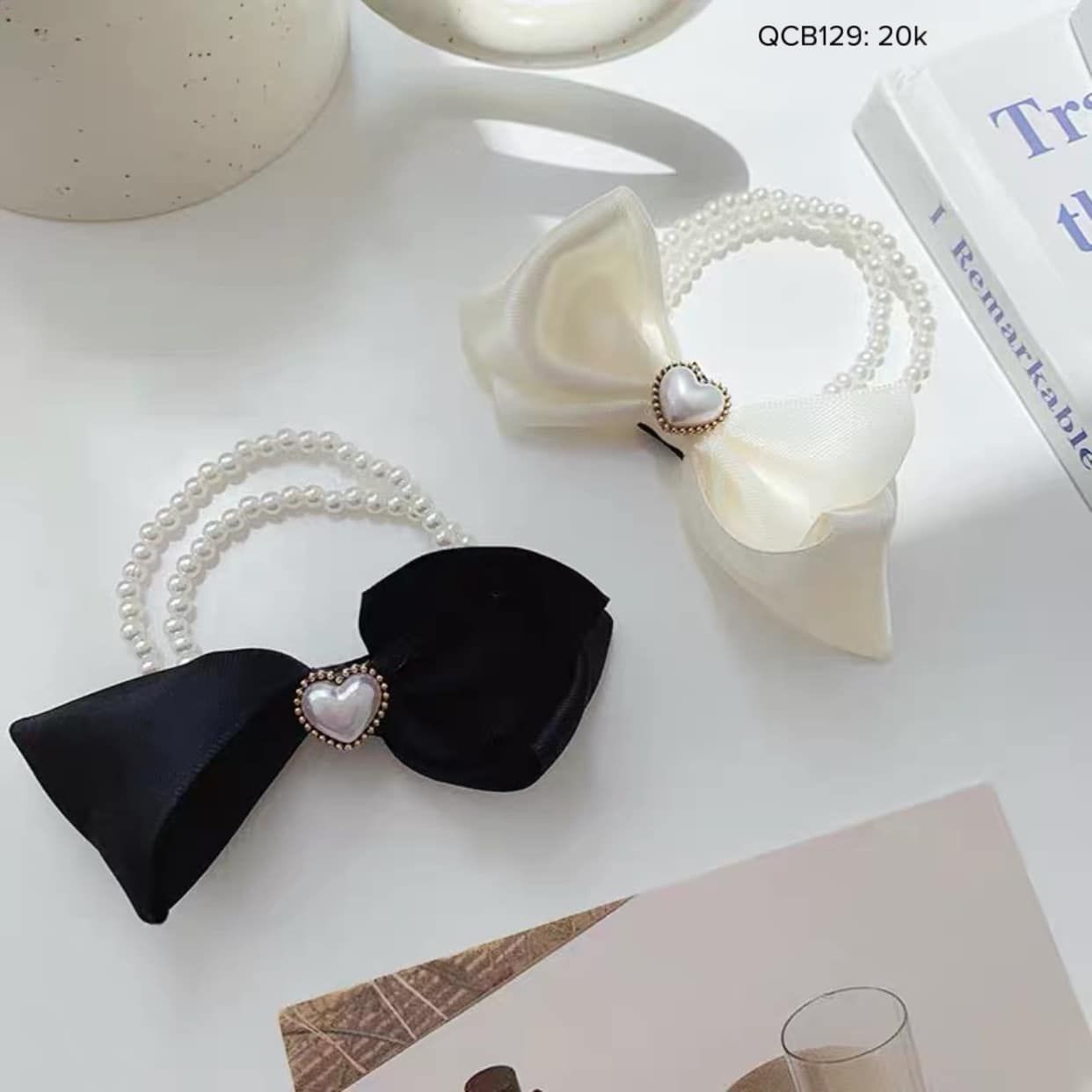 SILK Dây buộc tóc nơ Scrunchie 100 handmade vải lụa mềm mịn màu trắngkemđentone sángtối MiniMiu MixASale #32 SILK Dây buộc tóc nơ Scrunchie 100 handmade vải lụa mềm mịn màu trắngkemđentone sángtối MiniMiu MixASale