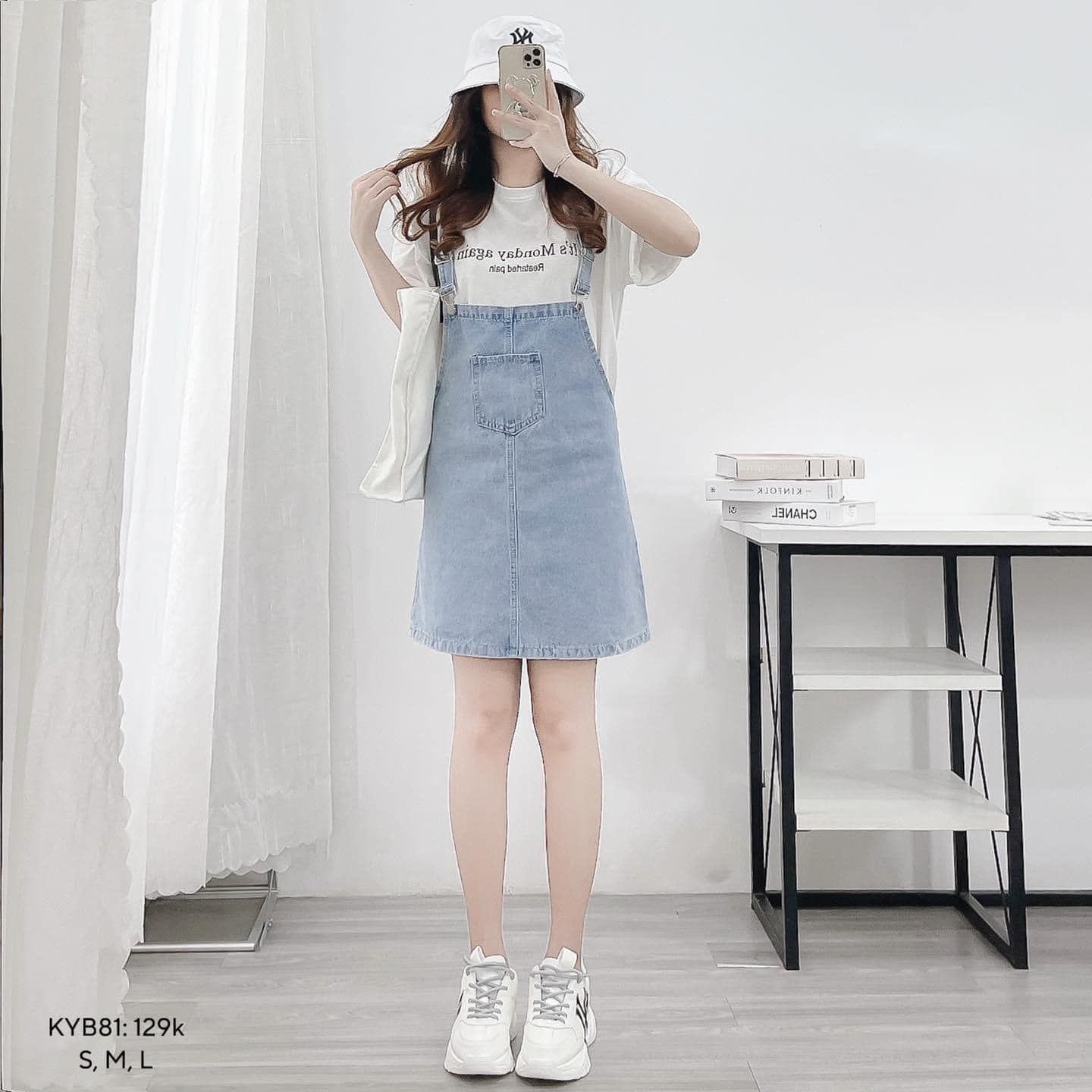 Váy Yếm Jeans Nữ 2 Dây Lari Váy Yếm Bò Ngắn Hàn Quốc Dễ Thương Chất Liệu  Denim Cao Cấp Dày Dặn   Hazomicom  Mua Sắm Trực Tuyến Số 1 Việt Nam