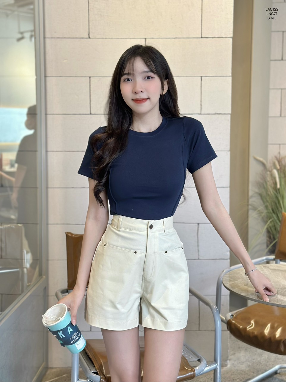 Quần short kaki 2 túi mỗ