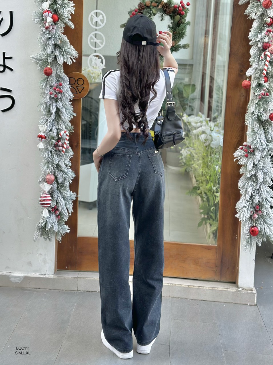 Quần jean baggy suông basic 04