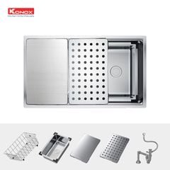 Chậu rửa bát 1 hố Konox KN8644Su Decor