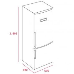 Tủ lạnh Teka NFE2 400 INOX