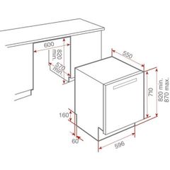 Máy rửa bát âm tủ Teka DW8 59 FI