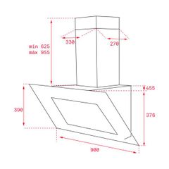 Máy hút mùi Teka QUADRO DLV 998 BK