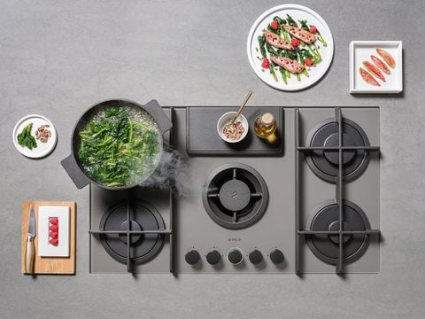 BẾP GAS KẾT HỢP HÚT MÙI ELICA NIKOLATESLA FLAME