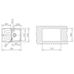 Chậu rửa bát Teka UNIVERSO 79 1B 1D