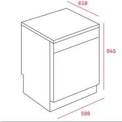 Máy rửa bát độc lập LP8 820