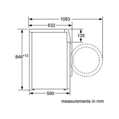 Máy sấy quần áo Bosch WTW87561SG