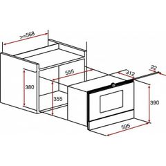 Lò vi sóng Teka MS 622 BI